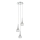 Där Lighting LYA0350 - Полилей на кабел LYALL 3xG9/40W/230V, лъскав хром