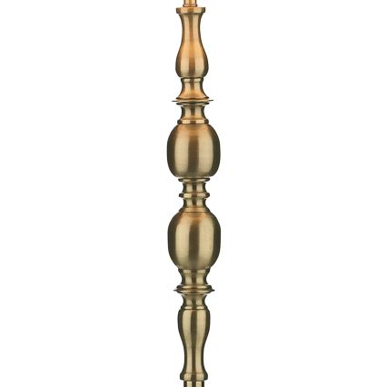 Där Lighting MAD4975 - Подова лампа MADRID 1xE27/60W/230V кафява/месинг