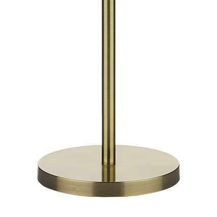 Där Lighting MAD4975 - Подова лампа MADRID 1xE27/60W/230V кафява/месинг