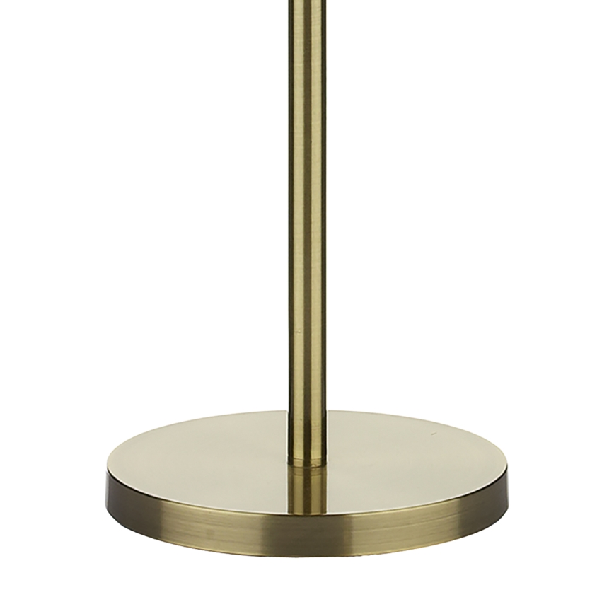 Där Lighting MAD4975 - Подова лампа MADRID 1xE27/60W/230V кафява/месинг