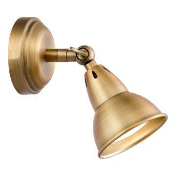 Där Lighting NAT0742 - Настенно спот осветително тяло NATHANIEL 1xGU10/11W/230V месинг