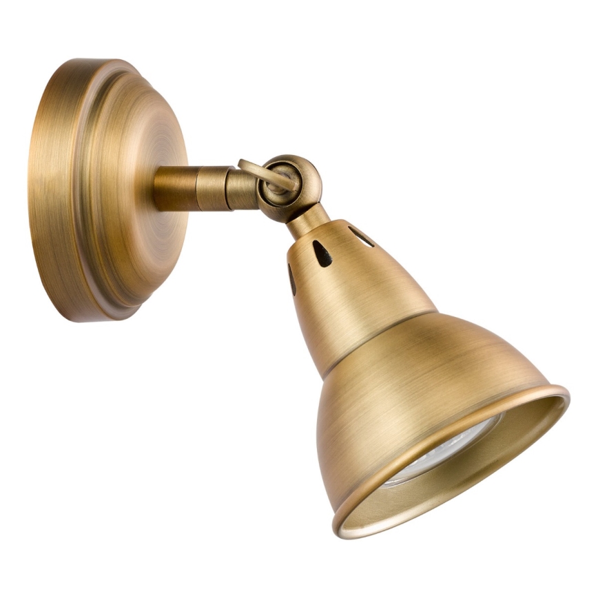 Där Lighting NAT0742 - Настенно спот осветително тяло NATHANIEL 1xGU10/11W/230V месинг