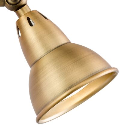 Där Lighting NAT0742 - Настенно спот осветително тяло NATHANIEL 1xGU10/11W/230V месинг