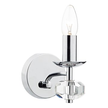 Där Lighting OLE0750 - Настенна лампа OLEANA 1xE14/40W/230V лъскав хром