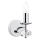 Där Lighting OLE0750 - Настенна лампа OLEANA 1xE14/40W/230V лъскав хром