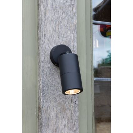 Där Lighting ORT0722 - LED външна стенна точкова лампа ORTEGA 1xGU10/5W/230V IP65 черна