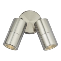 Där Lighting ORT0968 - LED външно стенно спот осветително тяло ORTEGA 2xGU10/5W/230V IP65 гланцов хром
