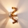 Där Lighting RAW0764 - Стенно осветително тяло RAWLEY 1xG9/25W/230V медно