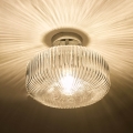 Där Lighting RIV5208 - Плафон за баня RIVA, повърхностно монтиран, 1xE27/60W/230V, IP44, лъскав хром