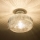 Där Lighting RIV5208 - Плафон за баня RIVA, повърхностно монтиран, 1xE27/60W/230V, IP44, лъскав хром