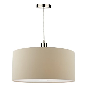 Där Lighting RON6529 - Пендант на кабел RONDA 1xE27/60W/230V черен/бежов