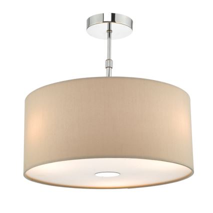 Där Lighting RON6529 - Пендант на кабел RONDA 1xE27/60W/230V черен/бежов