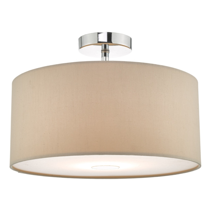 Där Lighting RON6529 - Пендант на кабел RONDA 1xE27/60W/230V черен/бежов