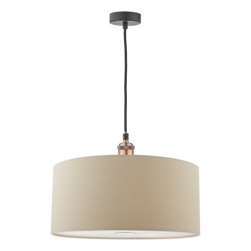 Där Lighting RON6529 - Висяща лампа на кабел RONDA 1xE27/60W/230V бежова
