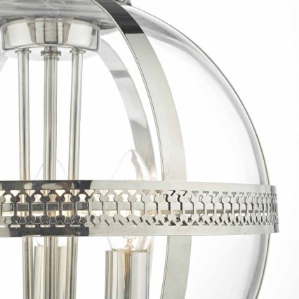 Där Lighting VAN0338 - Полилей на верига VANESSA 3xE14/40W/230V лъскав хром