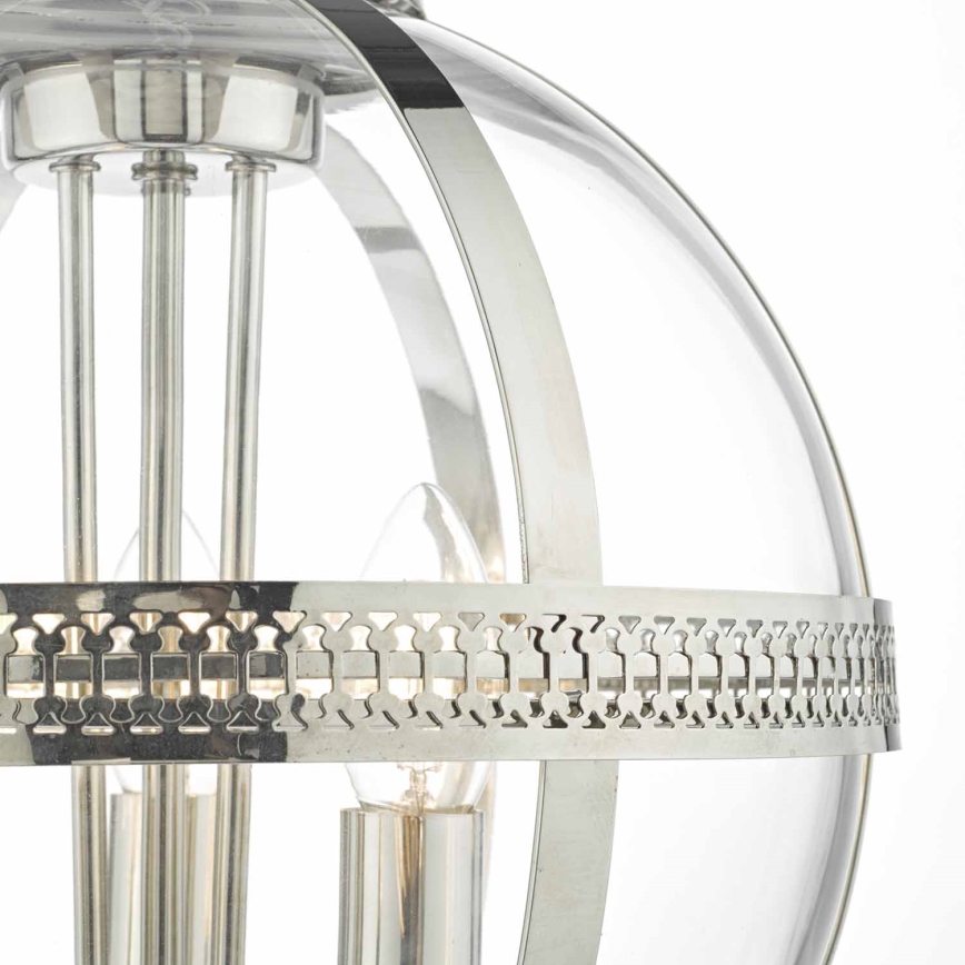 Där Lighting VAN0338 - Полилей на верига VANESSA 3xE14/40W/230V лъскав хром