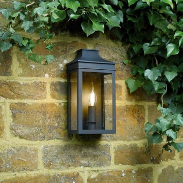 Där Lighting VAP5222 - Външно стенно осветително тяло VAPOUR 1xE14/60W/230V IP44 черно