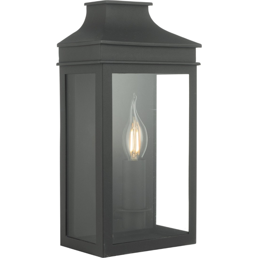 Där Lighting VAP5222 - Външно стенно осветително тяло VAPOUR 1xE14/60W/230V IP44 черно