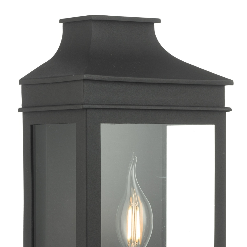 Där Lighting VAP5222 - Външно стенно осветително тяло VAPOUR 1xE14/60W/230V IP44 черно