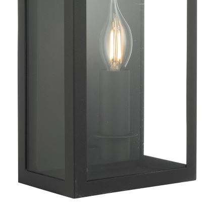 Där Lighting VAP5222 - Външно стенно осветително тяло VAPOUR 1xE14/60W/230V IP44 черно