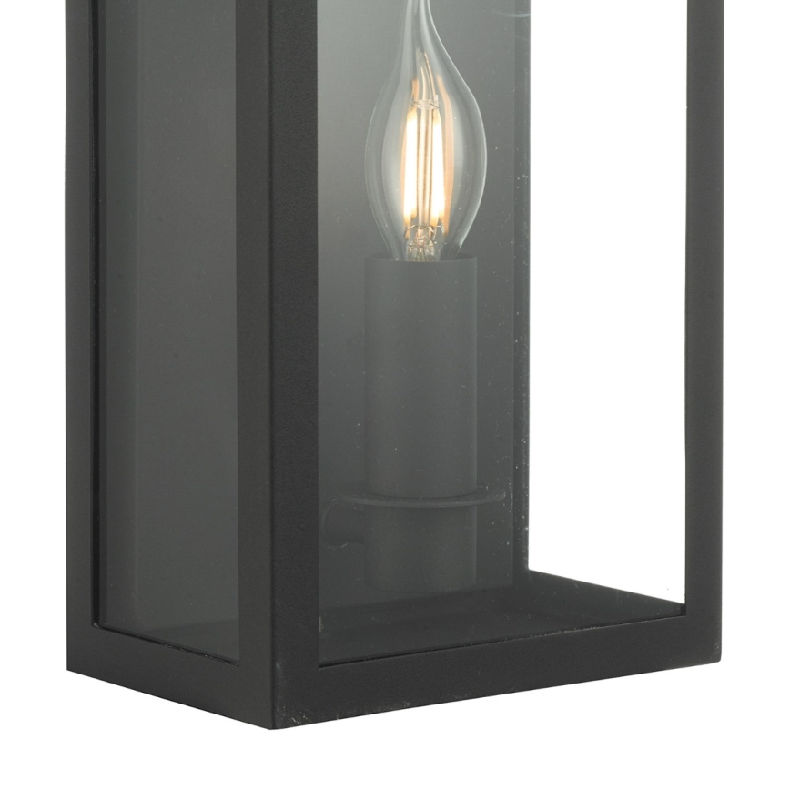 Där Lighting VAP5222 - Външно стенно осветително тяло VAPOUR 1xE14/60W/230V IP44 черно