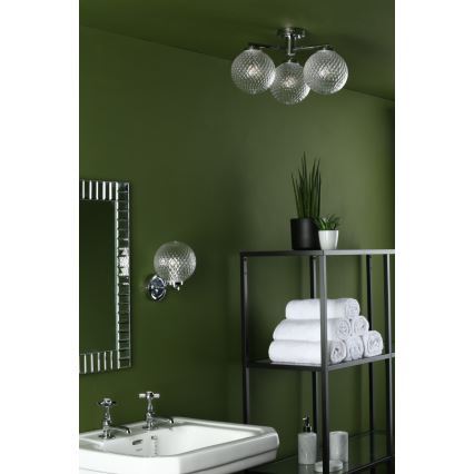 Där Lighting WAY0750 - Стенен аплик за баня WAYNE 1xG9/3W/230V IP44 хром