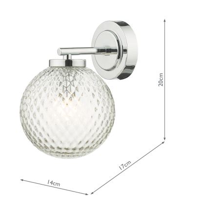Där Lighting WAY0750 - Стенен аплик за баня WAYNE 1xG9/3W/230V IP44 хром