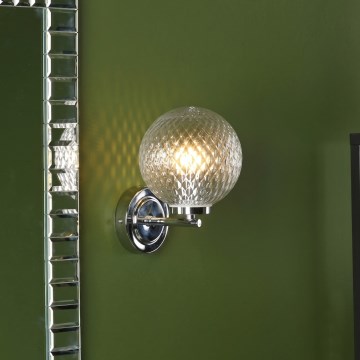 Där Lighting WAY0750 - Стенна лампа за баня WAYNE 1xG9/3W/230V IP44 лъскав хром
