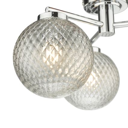 Där Lighting WAY5350 - Повърхностно монтиран полилей за баня WAYNE 3xG9/3W/230V IP44 лъскав хром