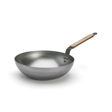De Buyer 5717.28 - Вок тиган MINERAL B BOIS 28 см
