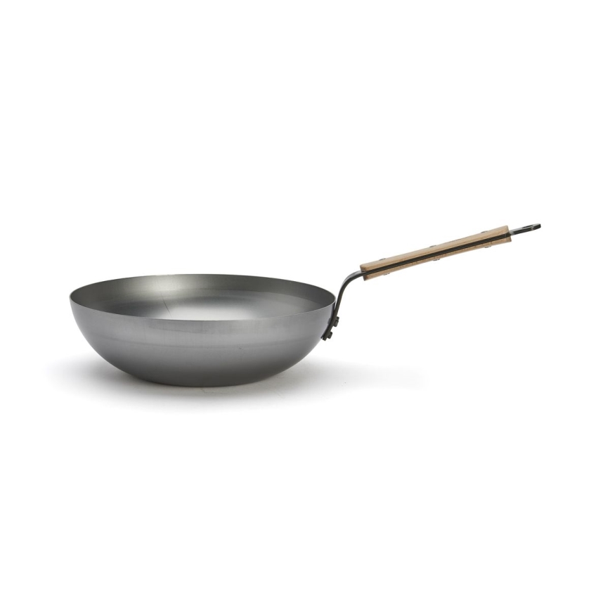 De Buyer 5717.28 - Вок тиган MINERAL B BOIS 28 см