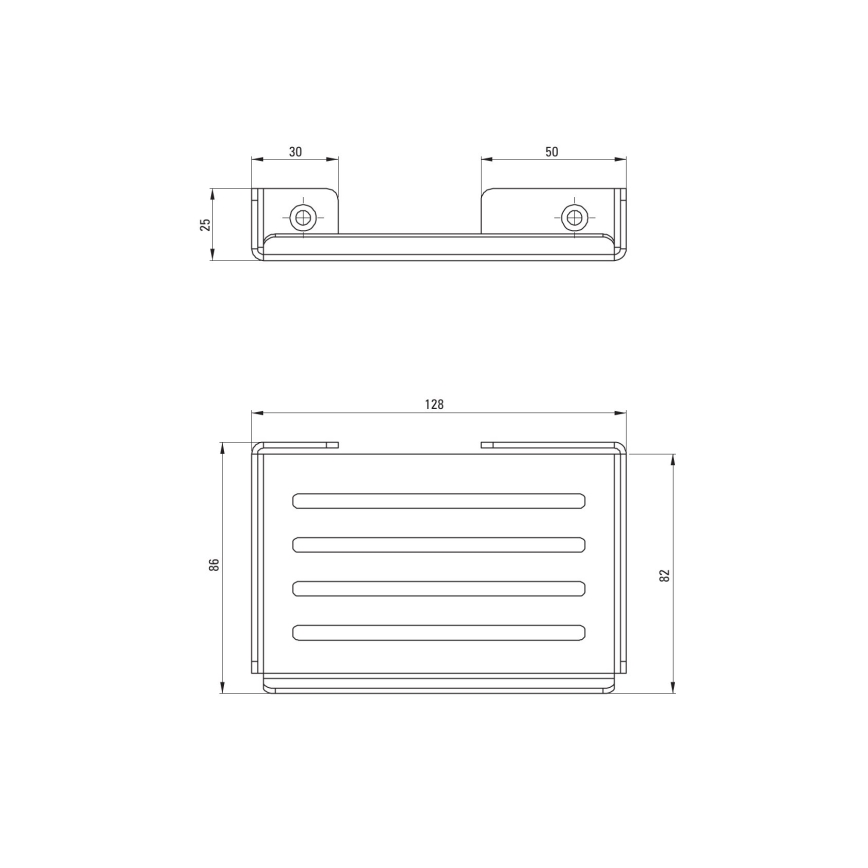 Deante ADM_A411 - Стенна сапунерка MOKKO, бяла
