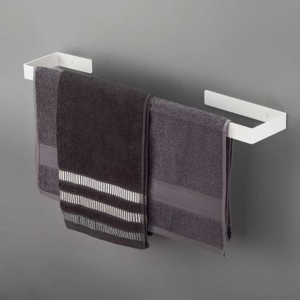 Deante ADM_A621 - Стенна закачалка за хавлии MOKKO 60 cm бяла