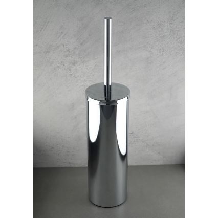 Deante ADR_0712 - Стояща четка за WC ROUND, лъскав хром