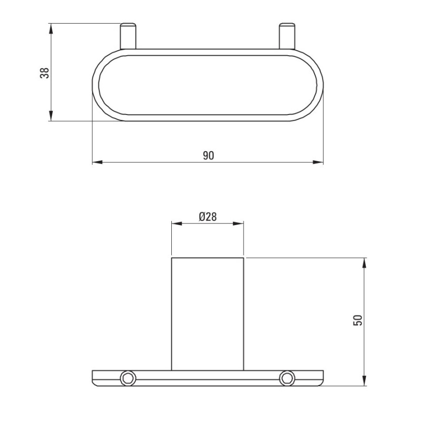 Deante ADR_N121 - Стенна кука ROUND черна