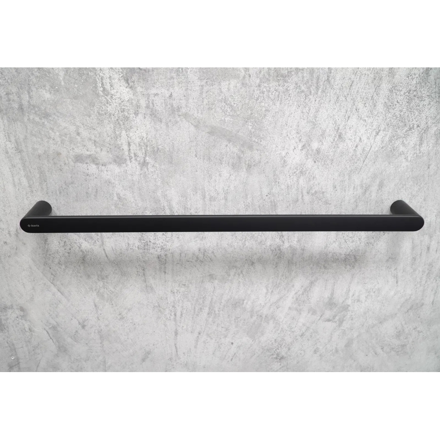 Deante ADR_N621 - Стенна закачалка за кърпи ROUND, 62,8 см, черна