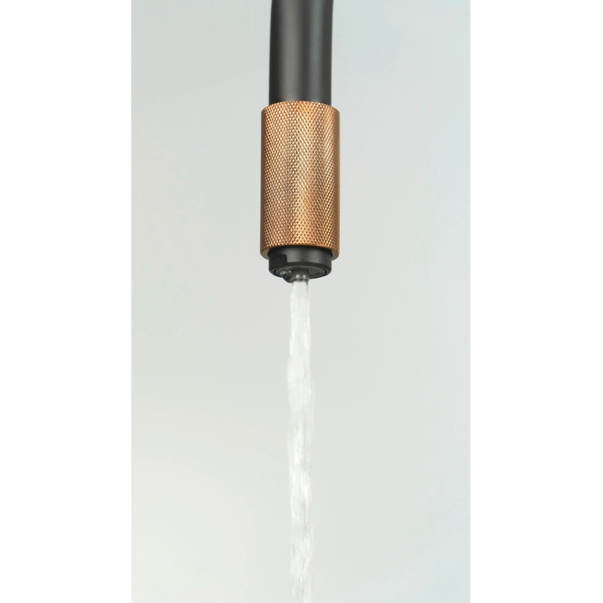 Deante BCA_B64M - Смесител за мивка ASTER черен/месинг