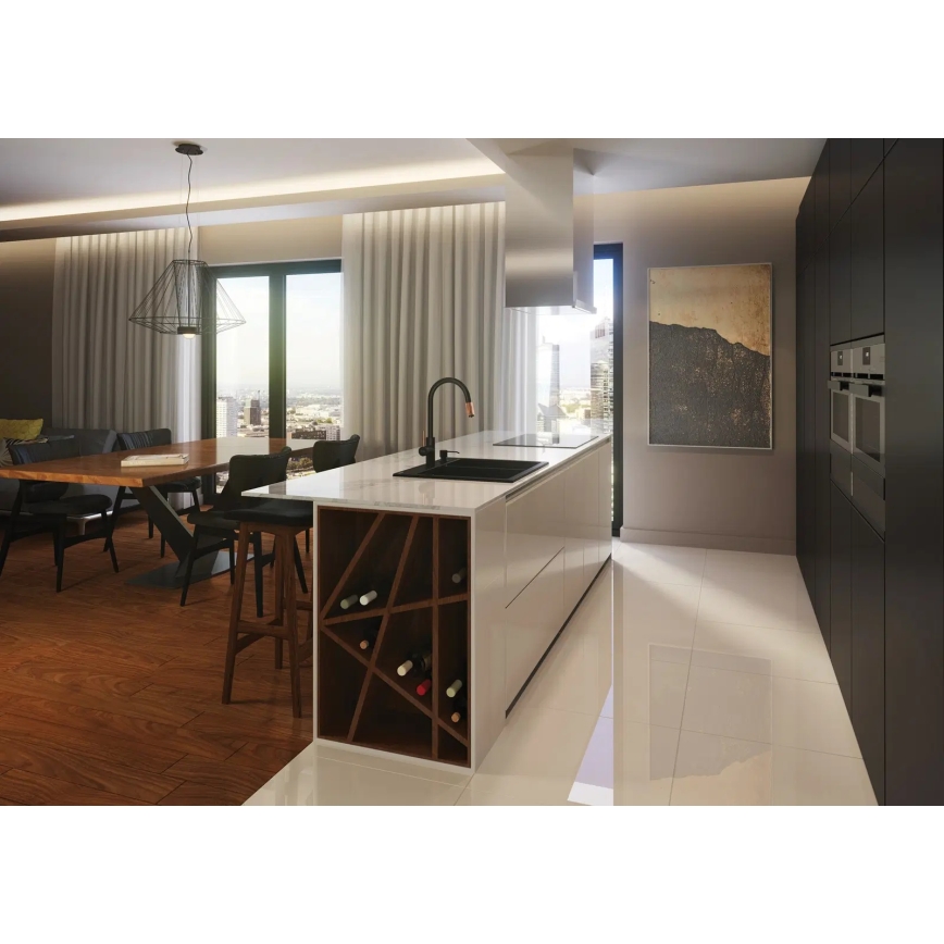 Deante BCA_B64M - Смесител за мивка ASTER черен/месинг