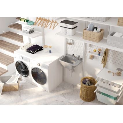 Deante BDN_071M - Кран за мивка с издърпваща се пръскачка NARCYZ лъскав хром