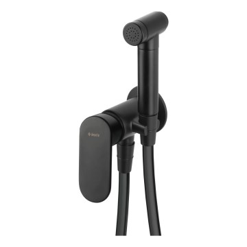 Deante BGA_N34M - Смесител за биде с ръчен душ за вграден монтаж ALPINIA черен