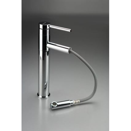 Deante BGE_022K - смесител за мивка с изтеглящ се душ ORA 30,9 cm лъскав хром