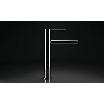 Deante BGE_022K - смесител за мивка с изтеглящ се душ ORA 30,9 cm лъскав хром