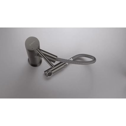 Deante BGE_D22M - Смесител за мивка с изтегляща се душ-слушалка ORA 22,9 cm титан