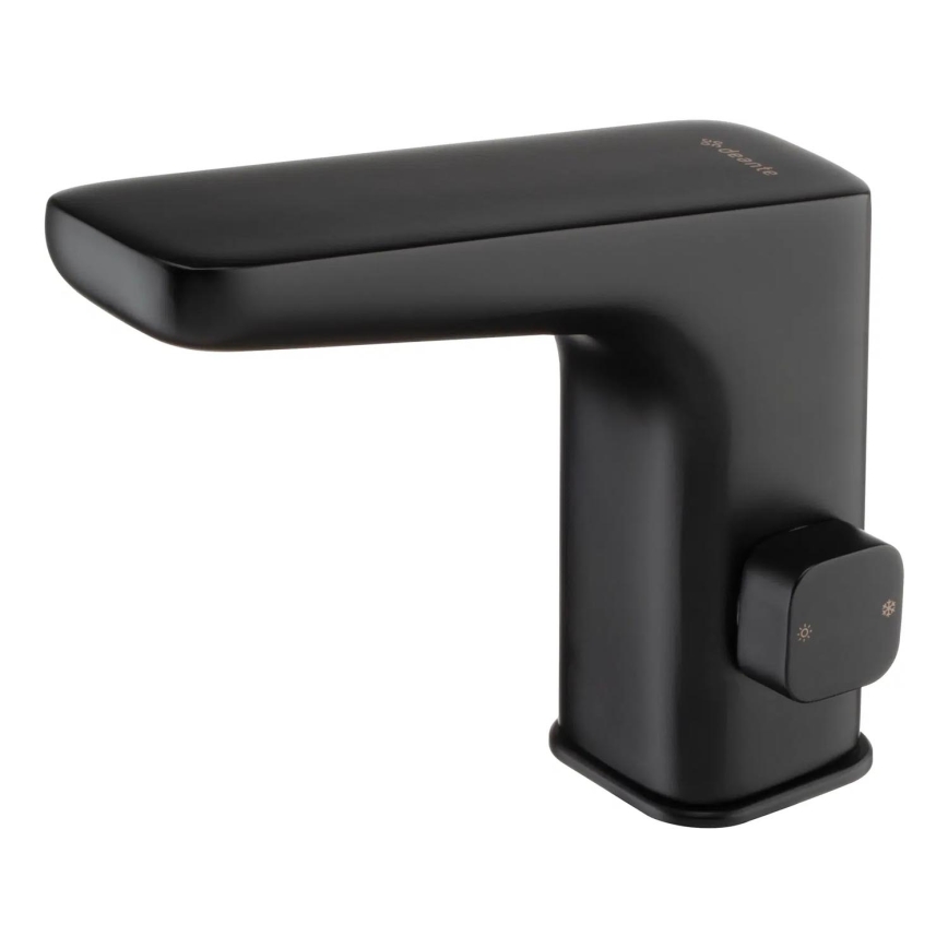 Deante BQH_N29V - Безконтактен смесител за мивка с регулиране на температурата HIACYNT 230/6V черен