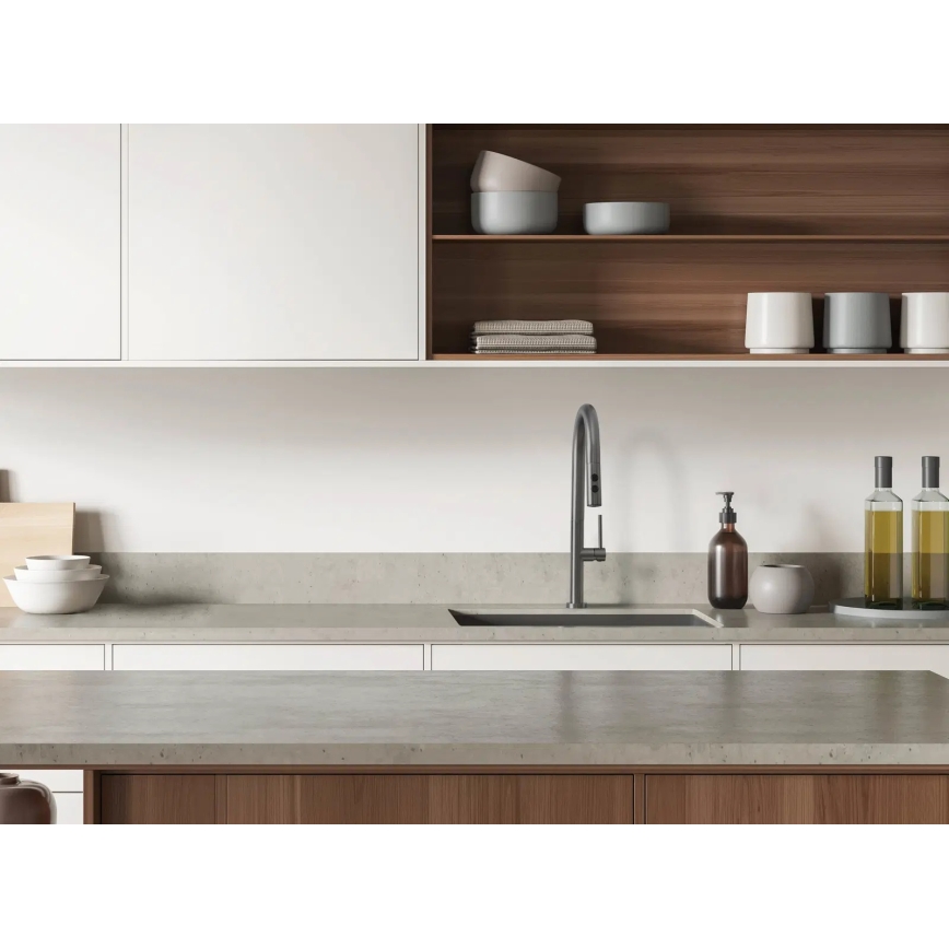 Deante BQO_D72M - Кран за мивка с издърпваща се пръскачка OLFATO титаний