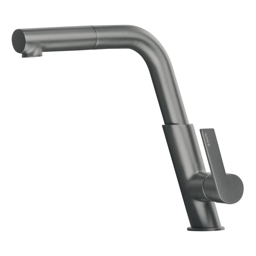 Deante BQS_D73M - Смесител за кухненска мивка с изтегляема душ-слушалка SILIA, титан