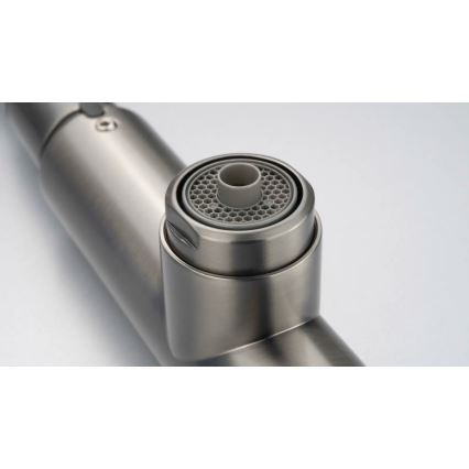 Deante BRE_D75M - Кран за мивка с издърпваща се пръскачка ERIDAN титаний