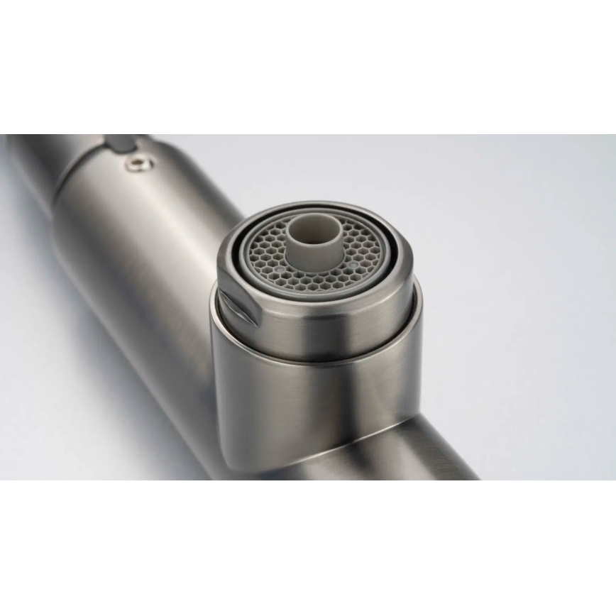 Deante BRE_D75M - Кран за мивка с издърпваща се пръскачка ERIDAN титаний