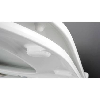 Deante CGRD6ZPW - Конзолна тоалетна ROUND с седалка SoftClose, керамика/бяла