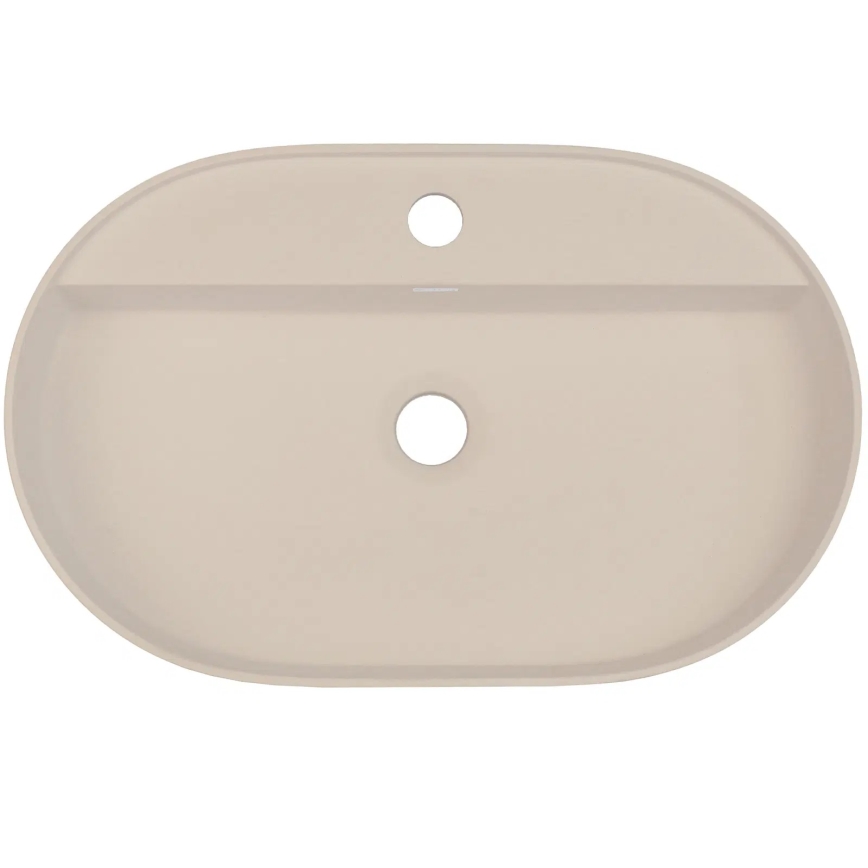 Deante CQS_5U6B - Мивка за плот с отвор за смесител SILIA 35x55 см гранит/бежов